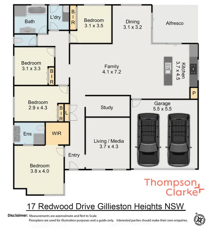 Floorplan of Homely house listing, 17 Redwood Drive, Gillieston Heights NSW 2321