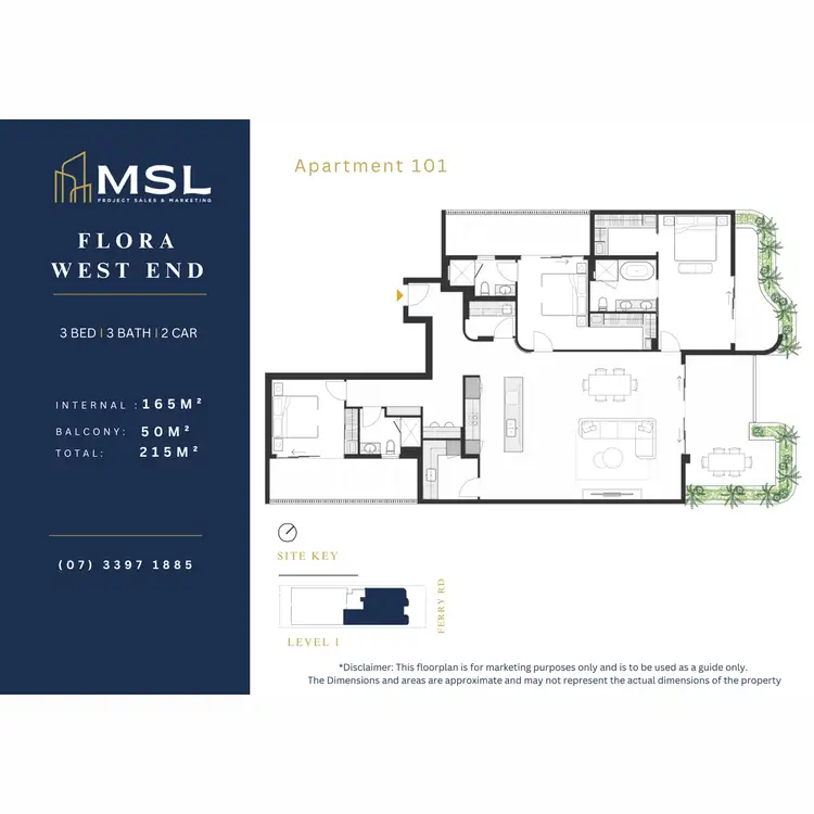 Floorplan of Homely apartment listing, 101/26 Ferry Road, West End QLD 4101
