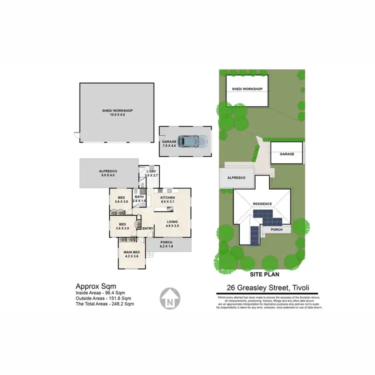Floorplan of Homely house listing, 26 Greasley Street, Tivoli QLD 4305