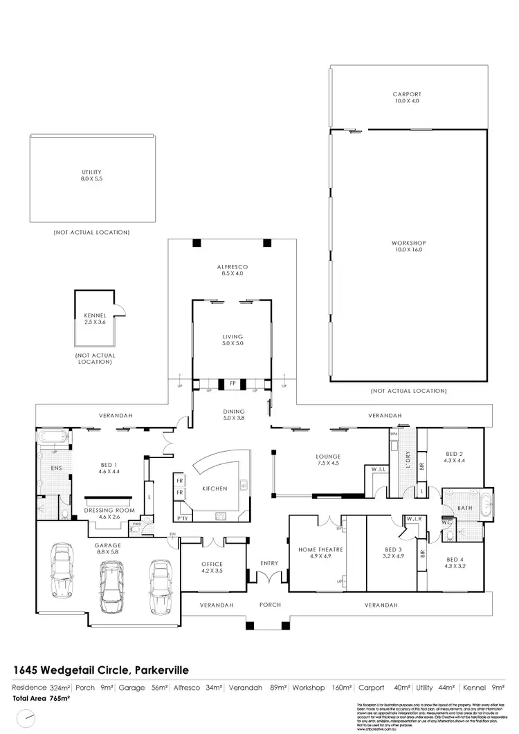 Floorplan of Homely house listing, 1645 Wedgetail Circle, Parkerville WA 6081