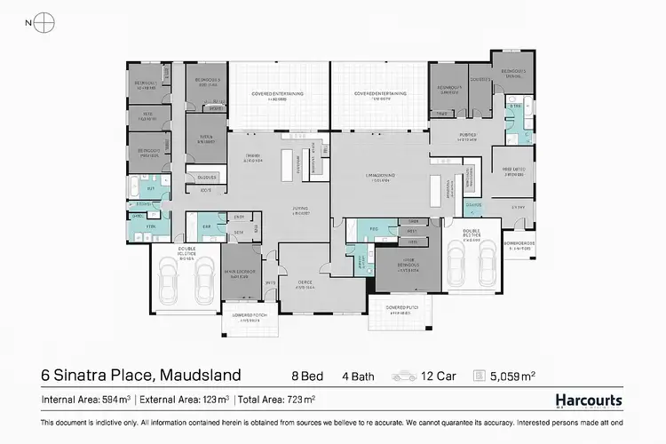 Floorplan of Homely house listing, 6 Sinatra Place, Maudsland QLD 4210