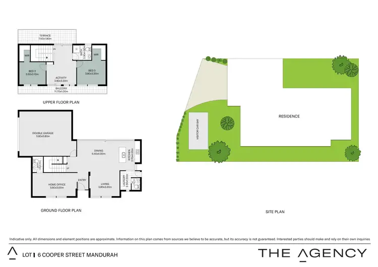 Floorplan of Homely land listing, 6a Cooper Street, Mandurah WA 6210