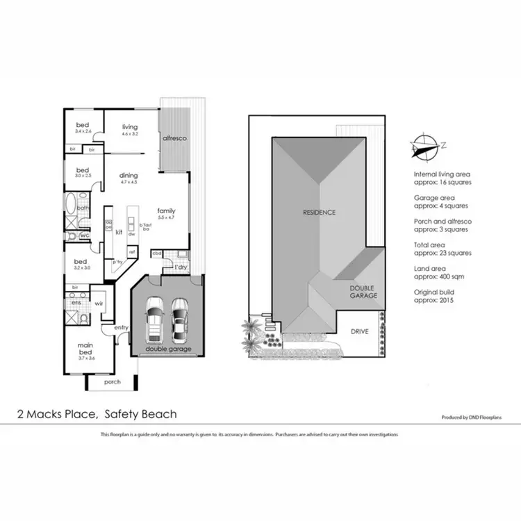 Floorplan of Homely house listing, 2 Macks Place, Safety Beach VIC 3936