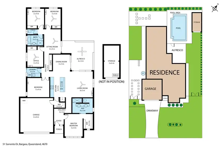 Floorplan of Homely house listing, 51 Sorrento Drive, Bargara QLD 4670