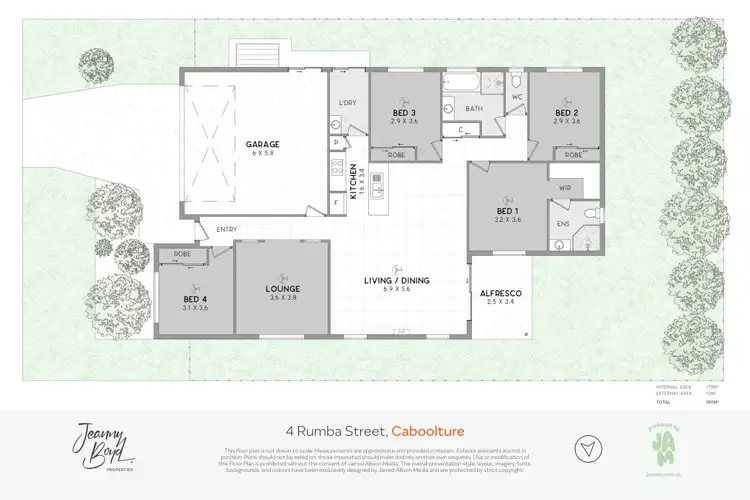 Floorplan of Homely house listing, 4 Rumba Street, Caboolture QLD 4510