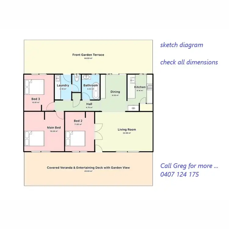 Floorplan of Homely house listing, 59 White Gum Ridge, Coondle WA 6566
