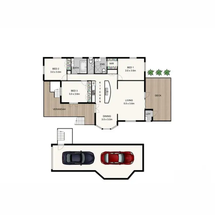 Floorplan of Homely house listing, 39 Highview Terrace, St Lucia QLD 4067