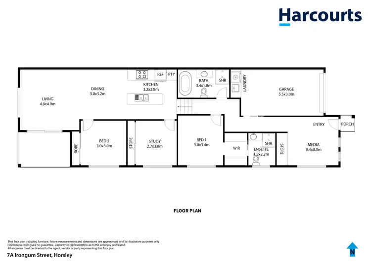 Floorplan of Homely villa listing, 7a Irongum Street, Horsley NSW 2530