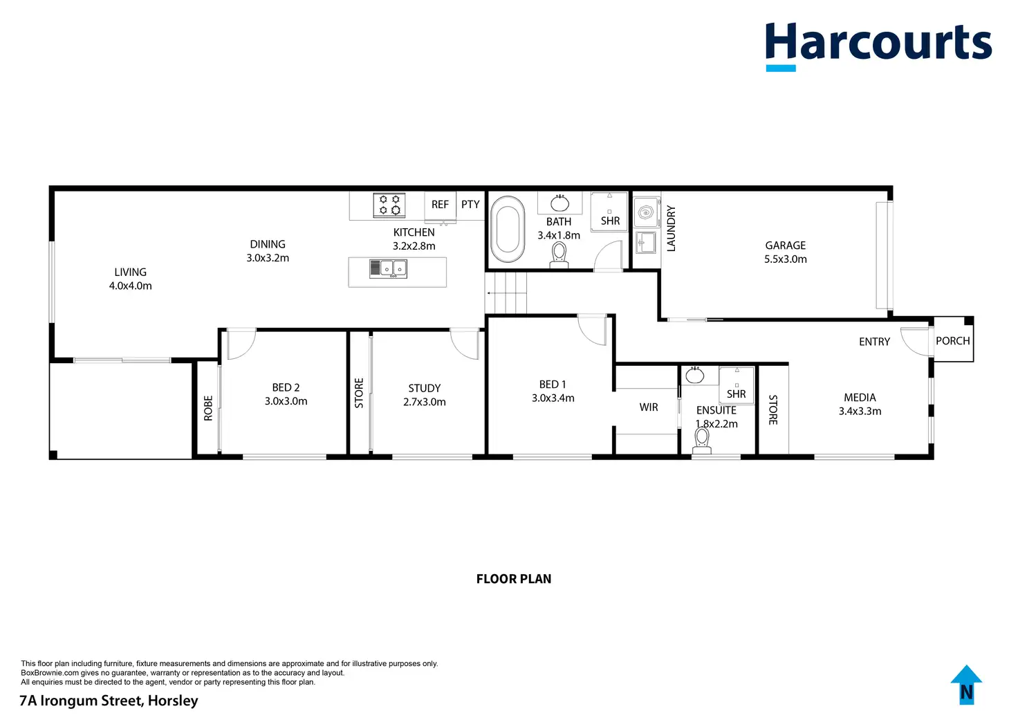Floorplan of Homely villa listing, 7a Irongum Street, Horsley NSW 2530