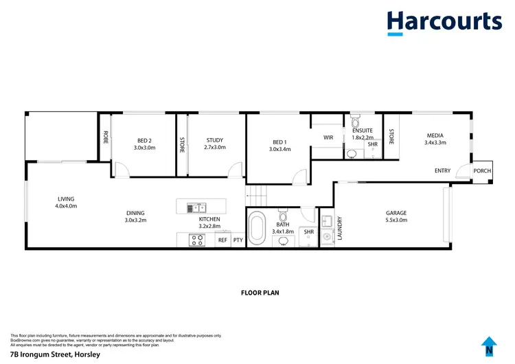Floorplan of Homely villa listing, 7b Irongum Street, Horsley NSW 2530