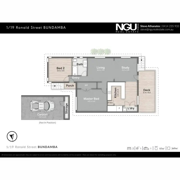 Floorplan of Homely house listing, 1/19 Ronald Street, Bundamba QLD 4304