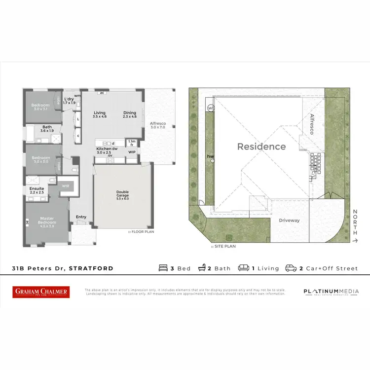 Floorplan of Homely house listing, 31B Peters Drive, Stratford VIC 3862