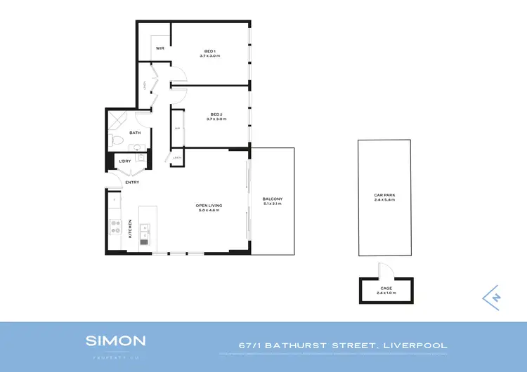 Floorplan of Homely house listing, 67/1 Bathurst Street, Liverpool NSW 2170