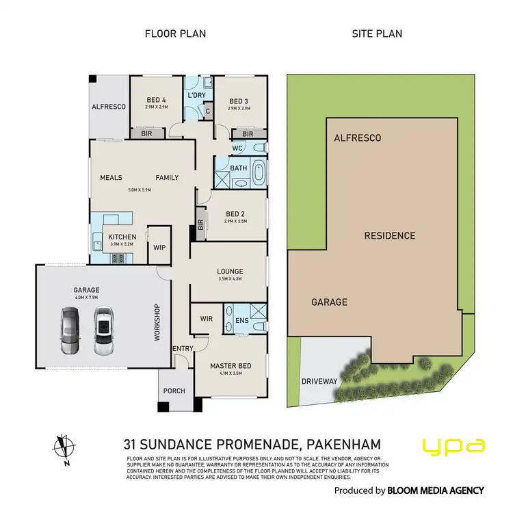 Floorplan of Homely house listing, 31 Sundance Promenade, Pakenham VIC 3810