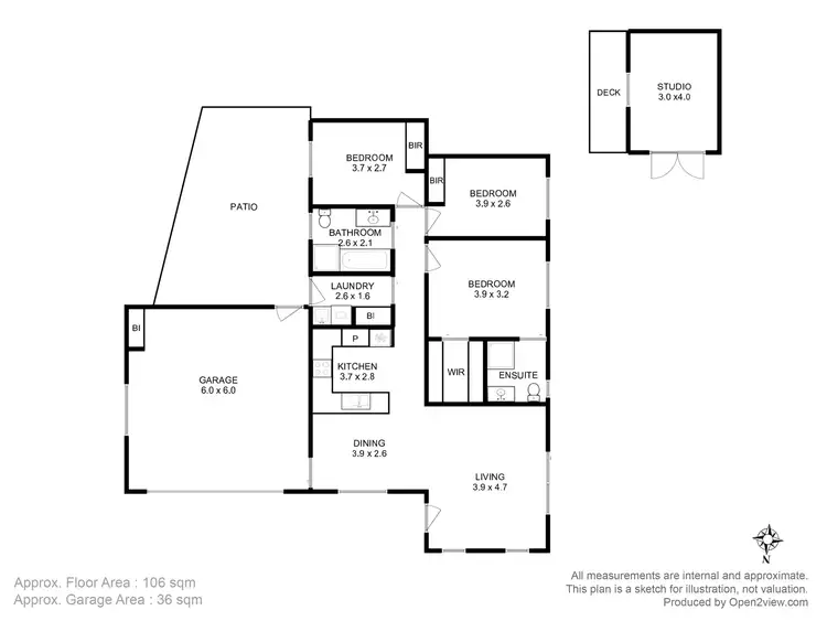 Floorplan of Homely house listing, 8 Elaia Drive, Risdon Vale TAS 7016