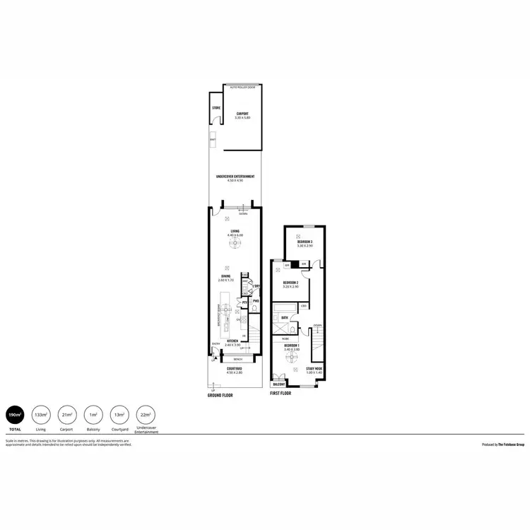 Floorplan of Homely townhouse listing, 6 Banksia Street, West Lakes SA 5021