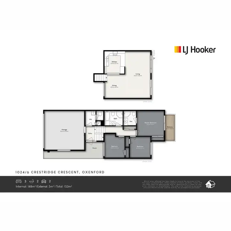 Floorplan of Homely townhouse listing, 1024/6 Crestridge Crescent, Oxenford QLD 4210