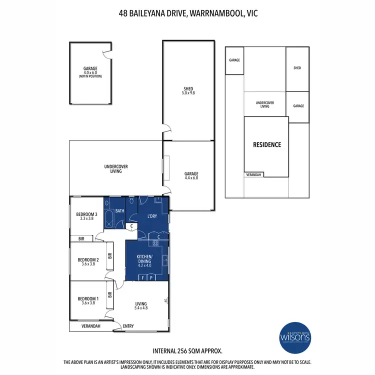Floorplan of Homely house listing, 48 Baileyana Drive, Warrnambool VIC 3280