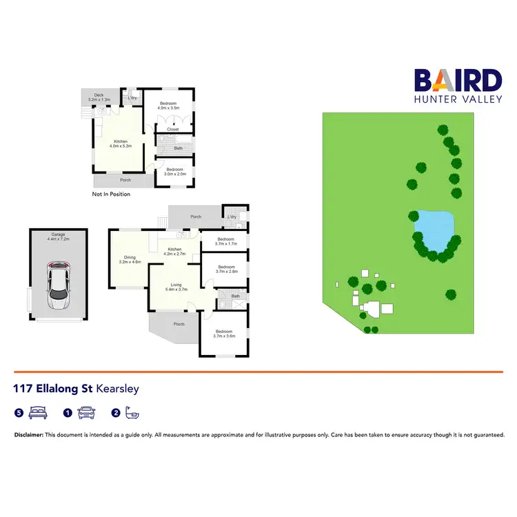 Floorplan of Homely rural property listing, 117 Ellalong Street, Kearsley NSW 2325