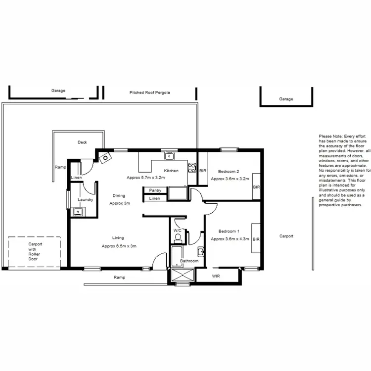 Floorplan of Homely house listing, 45 Richardson Crescent, Port Augusta West SA 5700
