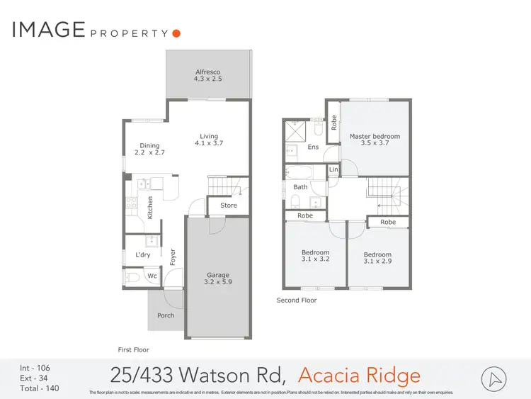 Floorplan of Homely townhouse listing, 25/433 Watson Road, Acacia Ridge QLD 4110