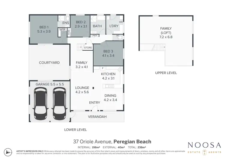 Floorplan of Homely house listing, 37 Oriole Avenue, Peregian Beach QLD 4573
