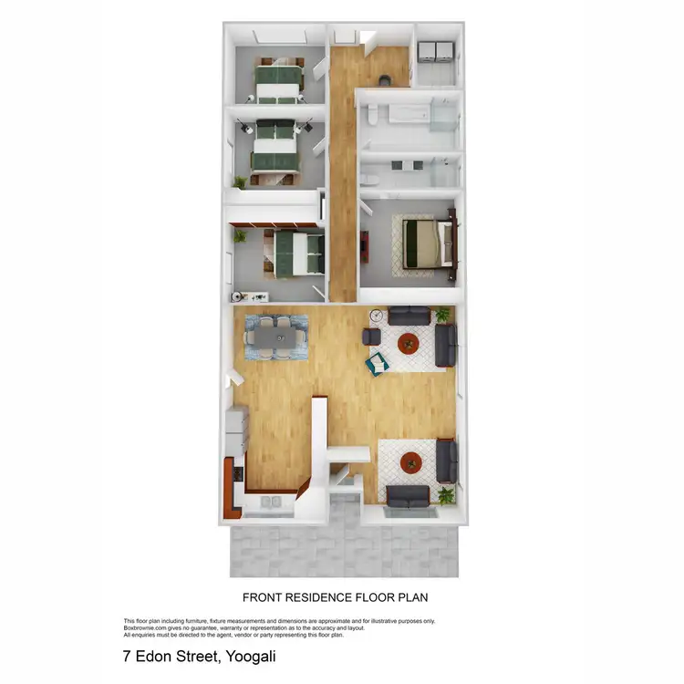 Floorplan of Homely house listing, 7A Edon Street, Griffith NSW 2680
