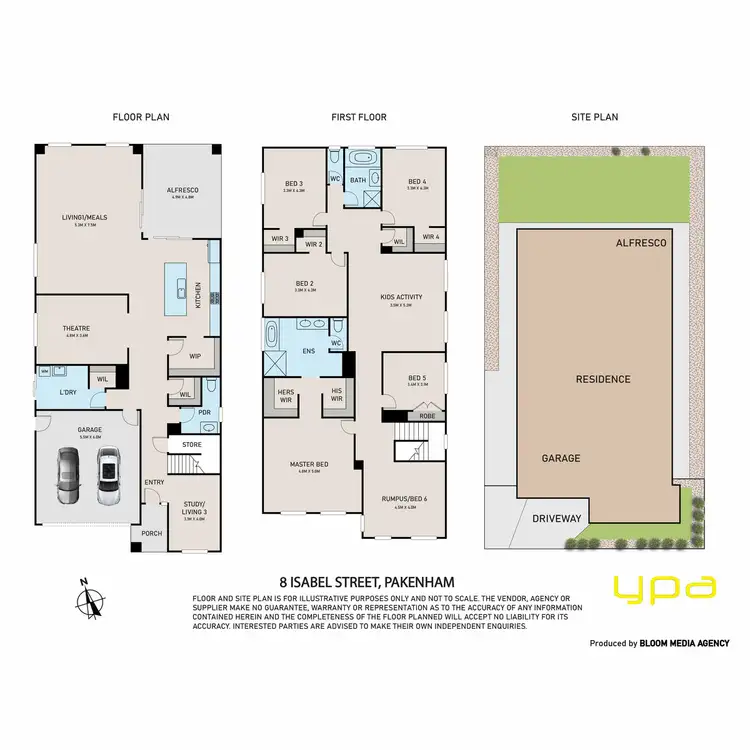Floorplan of Homely house listing, 8 Isabel Street, Pakenham VIC 3810
