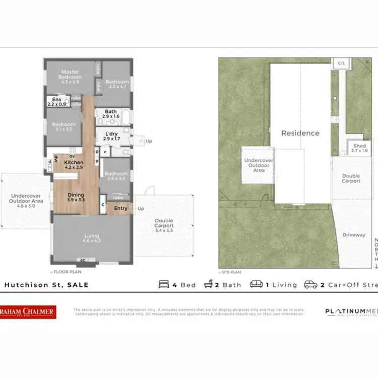 Floorplan of Homely house listing, 44 Hutchison Street, Sale VIC 3850