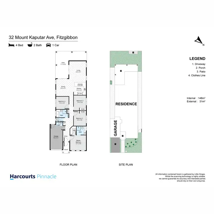 Floorplan of Homely house listing, 32 Mt Kaputar Avenue, Fitzgibbon QLD 4018