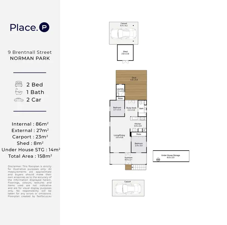 Floorplan of Homely house listing, 9 Brentnall Street, Norman Park QLD 4170