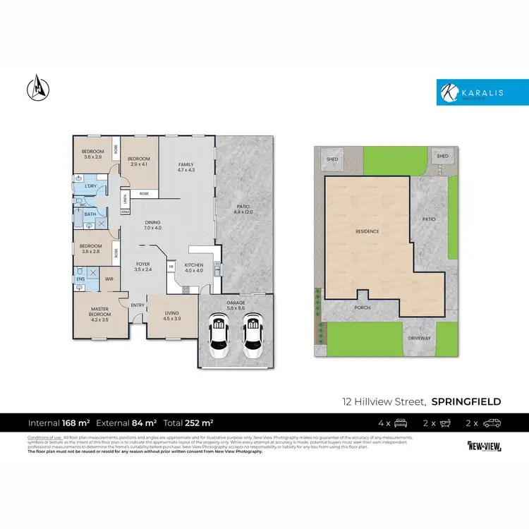 Floorplan of Homely house listing, 12 Hillview Street, Springfield QLD 4300