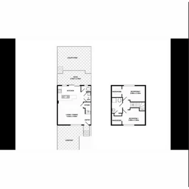 Floorplan of Homely townhouse listing, 4/205 Zillmere Road, Zillmere QLD 4034