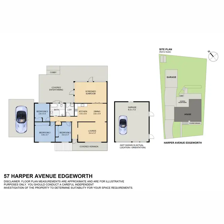 Floorplan of Homely house listing, 57 Harper Avenue, Edgeworth NSW 2285