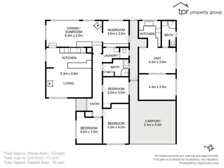 Floorplan of Homely house listing, 8769 Huon Highway, Southport TAS 7109