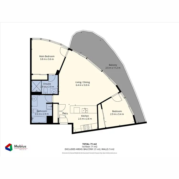 Floorplan of Homely unit listing, 87/69 Milligan Street, Perth WA 6000