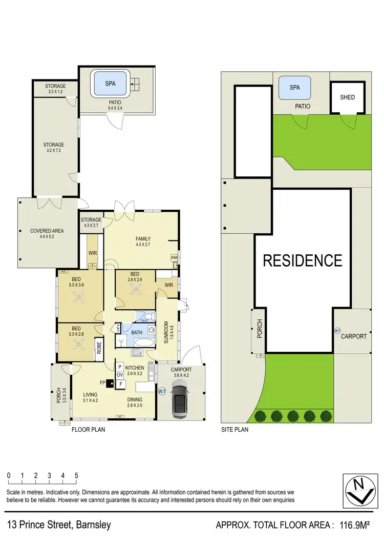 Floorplan of Homely house listing, 13 Prince Street, Barnsley NSW 2278