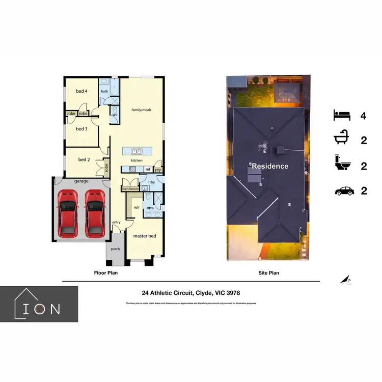 Floorplan of Homely house listing, 24 Athletic Circuit, Clyde VIC 3978