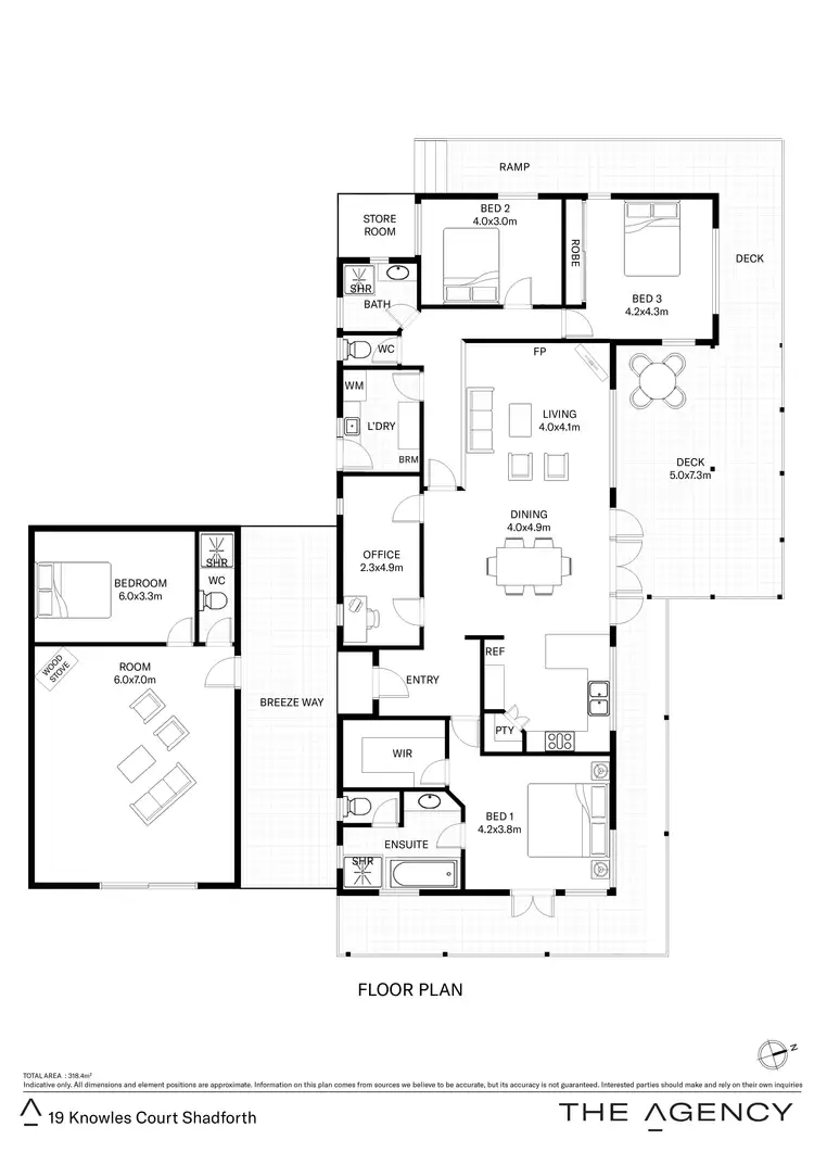 Floorplan of Homely house listing, 19 Knowles Court, Shadforth WA 6333