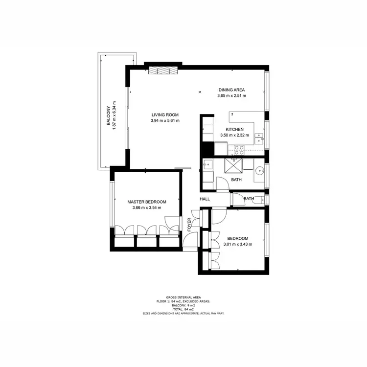 Floorplan of Homely unit listing, 4/523 Kiewa Place, Albury NSW 2640