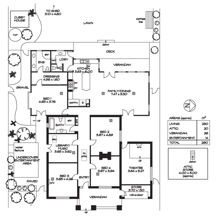 Floorplan of Homely house listing, 14 Almond Grove, Westbourne Park SA 5041