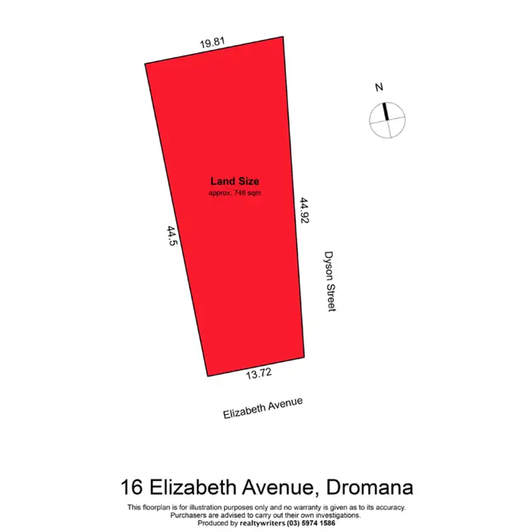 Floorplan of Homely house listing, 16 Elizabeth Avenue, Dromana VIC 3936
