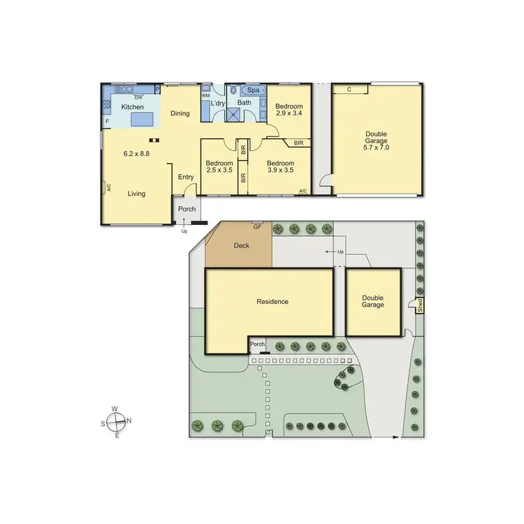 Floorplan of Homely house listing, 20 Graham Avenue, Kilsyth VIC 3137
