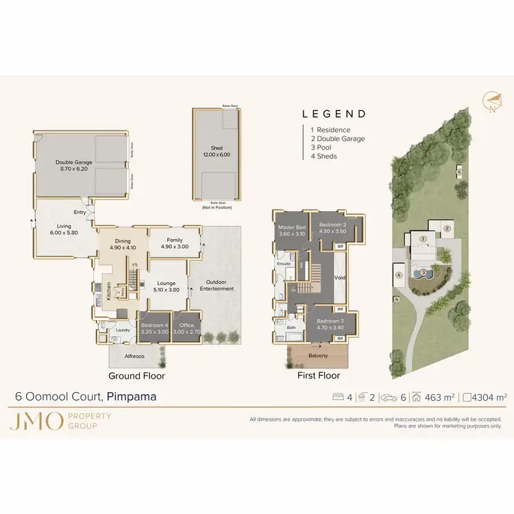 Floorplan of Homely house listing, 6 Oomool Court, Pimpama QLD 4209