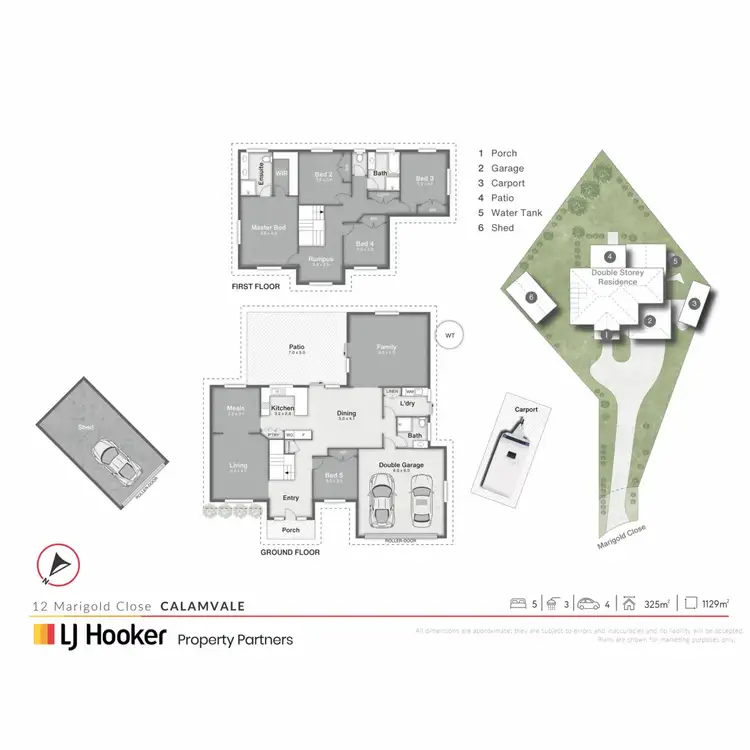 Floorplan of Homely house listing, 12 Marigold Close, Calamvale QLD 4116