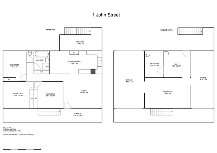 Floorplan of Homely house listing, 1 John Close, Ulmarra NSW 2462