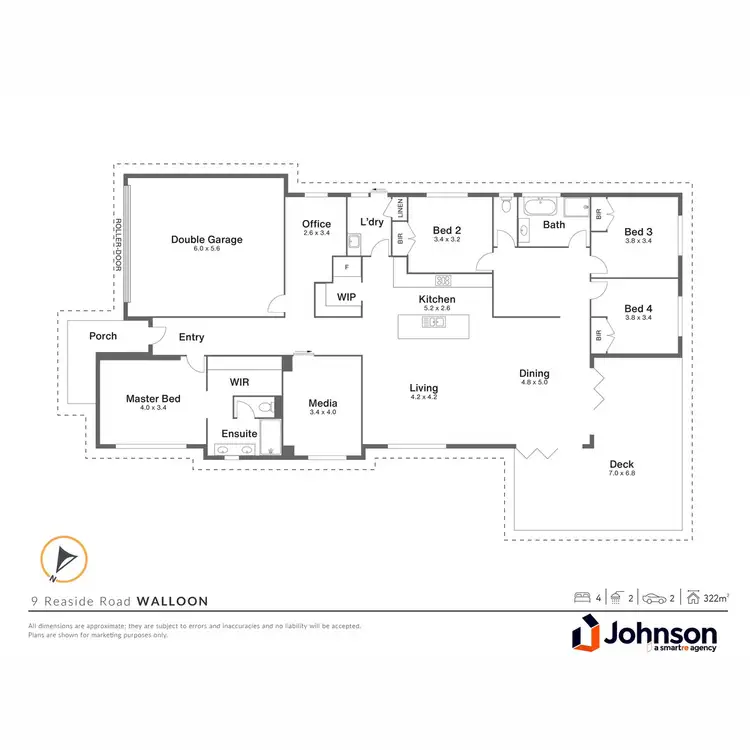 Floorplan of Homely house listing, 9 Reaside Road, Walloon QLD 4306