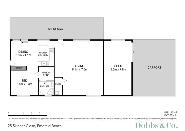 Floorplan of Homely house listing, 25 Skinner Close, Emerald Beach NSW 2456