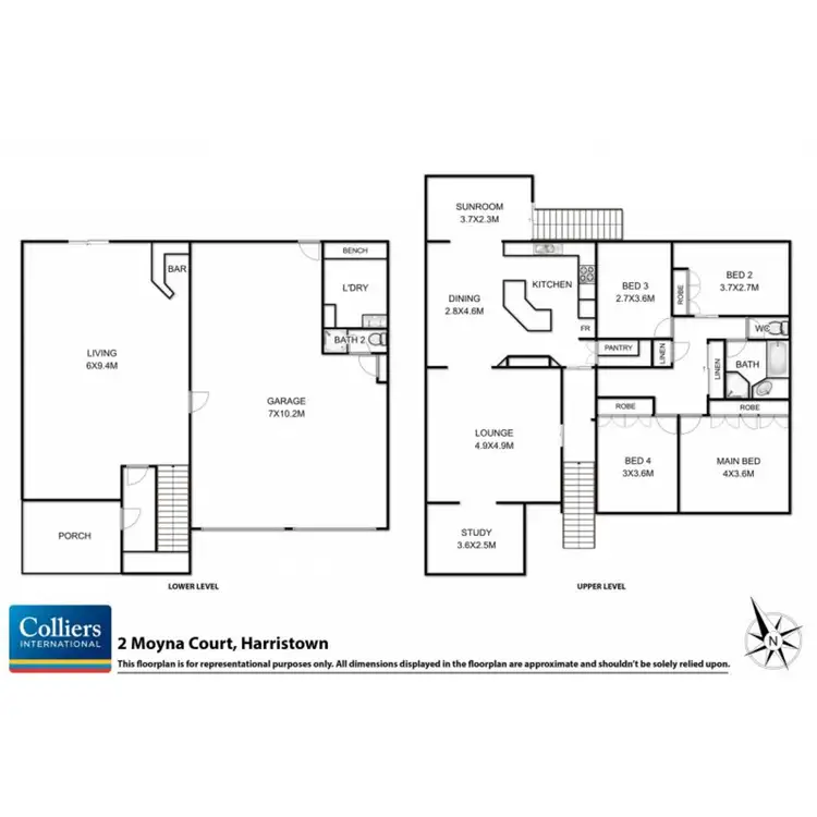 Floorplan of Homely house listing, 2 Moyna Court, Harristown QLD 4350