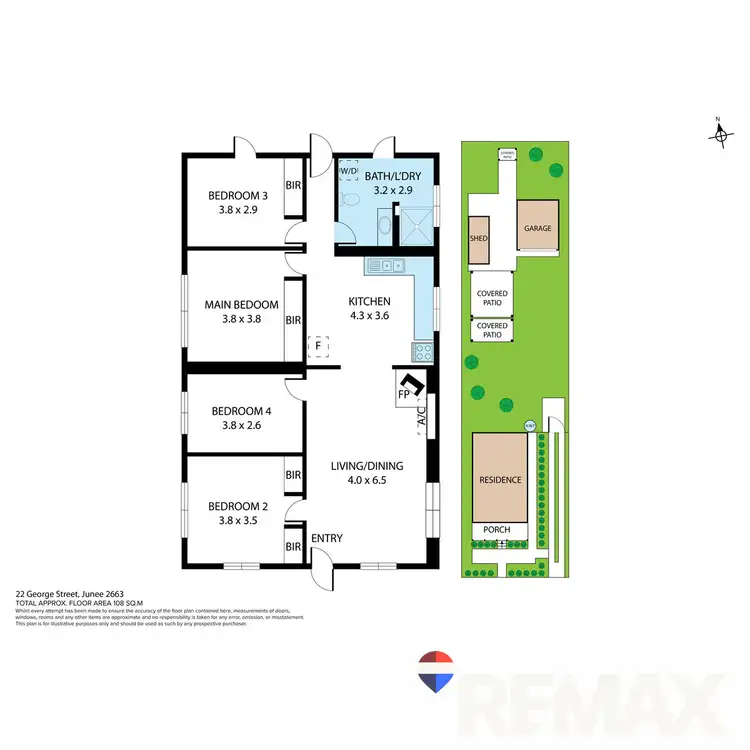 Floorplan of Homely house listing, 22 George Street, Junee NSW 2663